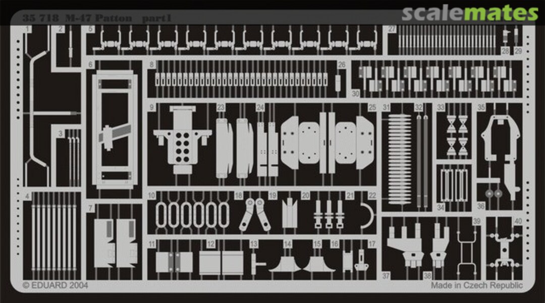 Boxart M-47 Patton 35718 Eduard