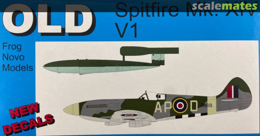 Boxart Spitfire Mk. XIV, V1 002 OLD Frog Novo Models