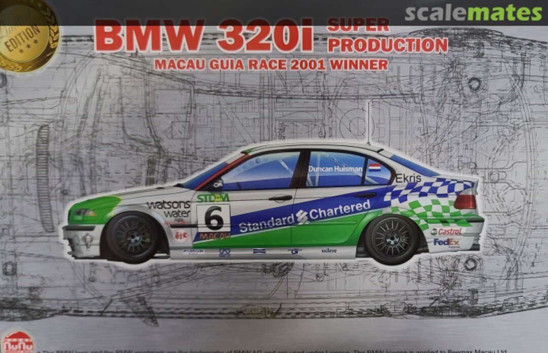 Boxart BMW 320i E46 PN24041 NuNu Model Kit 