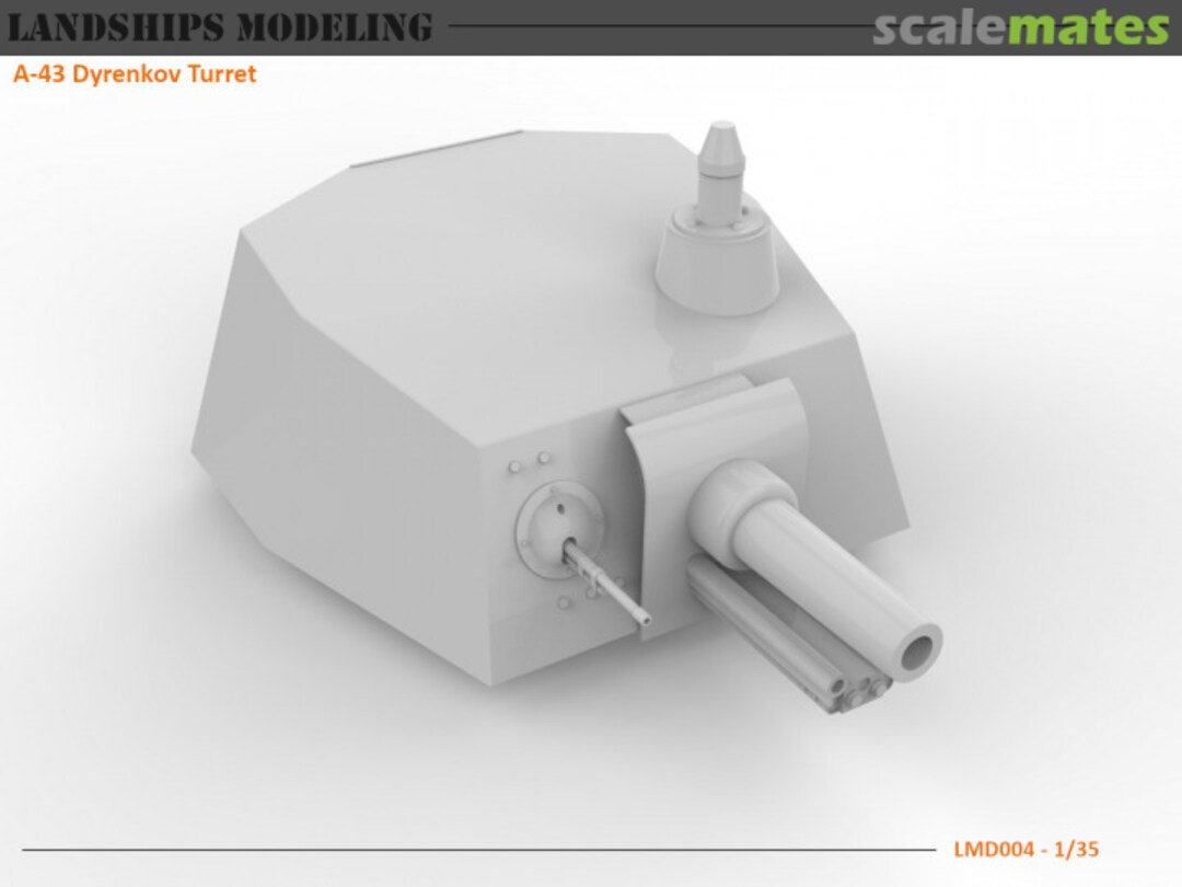 Boxart A-43 Turret LMD004 Landships Modeling