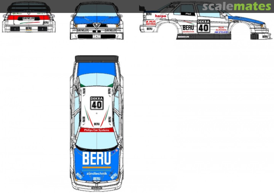 Boxart Alfa 155 DTM 1994 Pfeil n° 40  Unknown