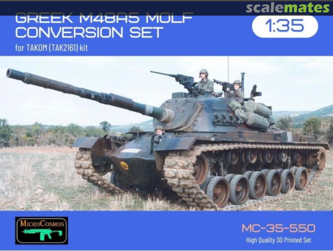 Boxart Greek M48A5 MOLF conversion set MC-35-550 3D MicroCosmos