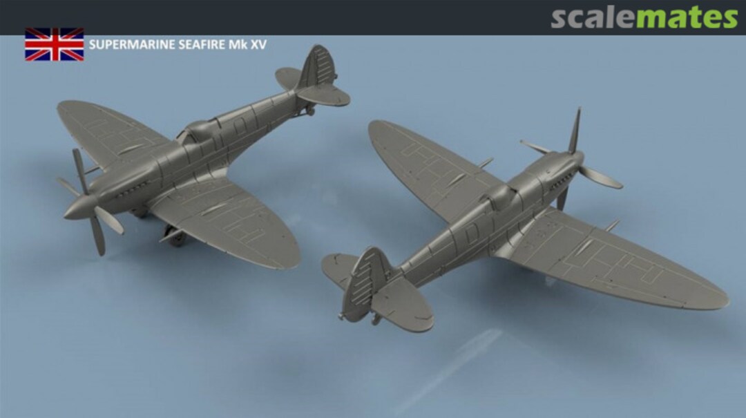 Boxart Supermarine Seafire Mk.XV unfolded wings - 3D printing (5 pcs) 3D700375 L'Arsenal