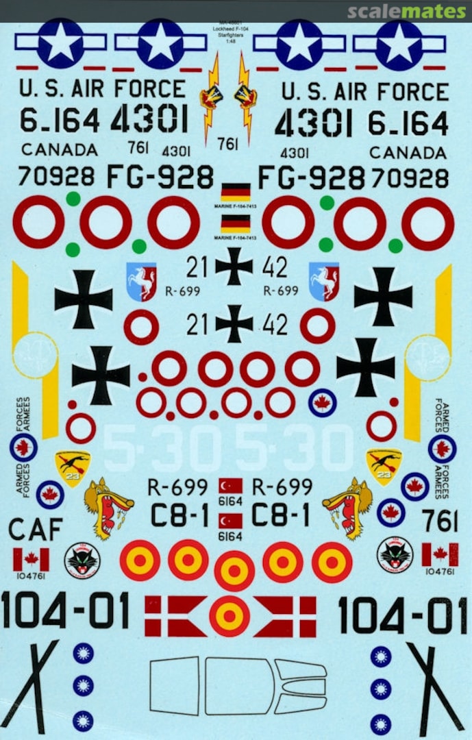 Boxart ON TARGET DECALS MA-48601 Model Alliance