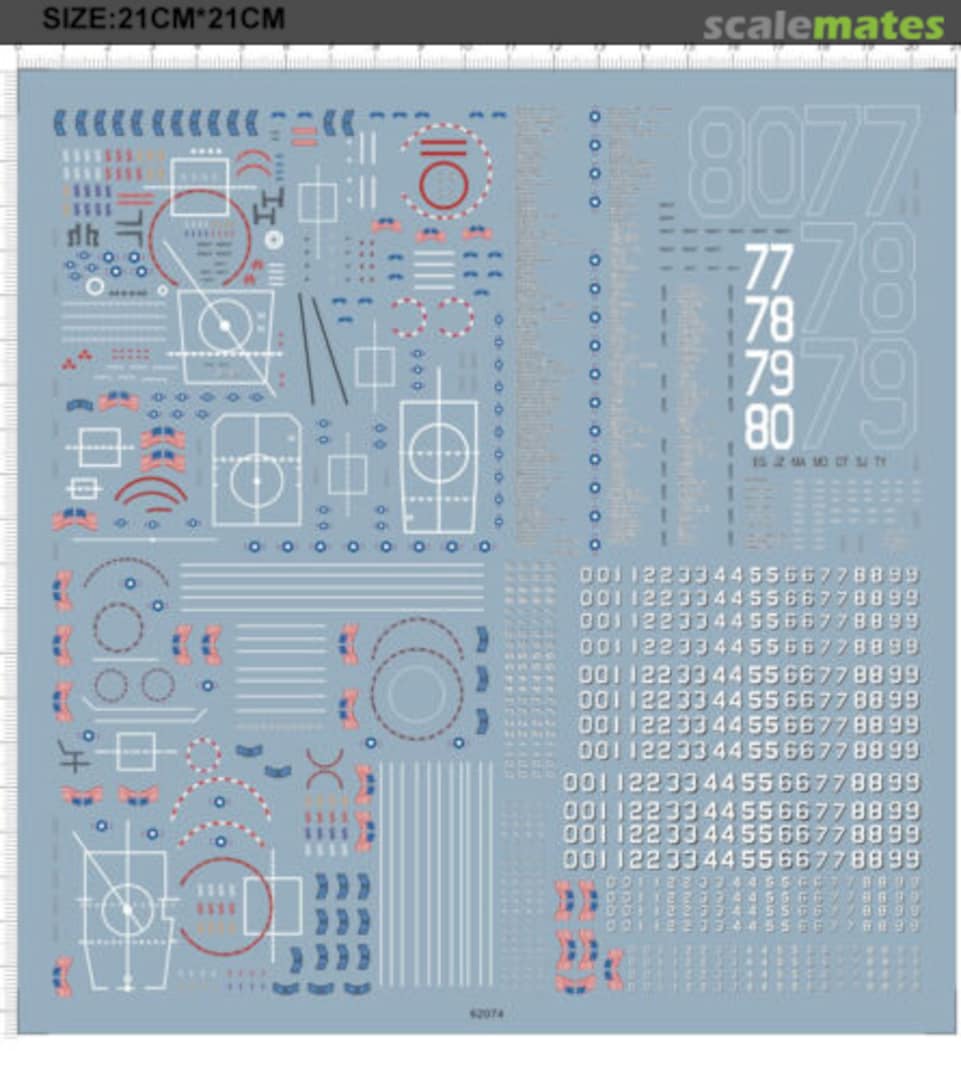 Boxart "US Modern NAVY Modern ships" 62074-B405 Easy Decal