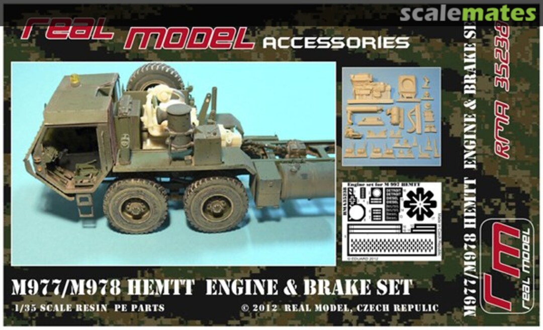 Boxart M977/M978 HEMTT Engine & Brake Set RMA35238 Real Model