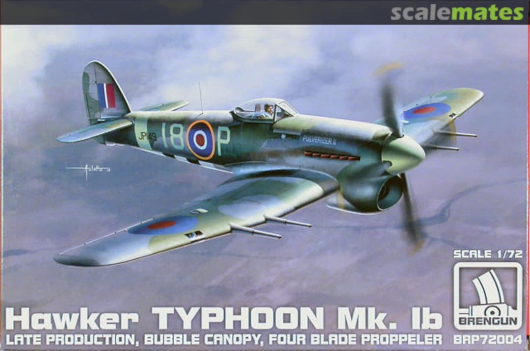 Boxart Hawker Typhoon Mk Ib BRP72004 Brengun