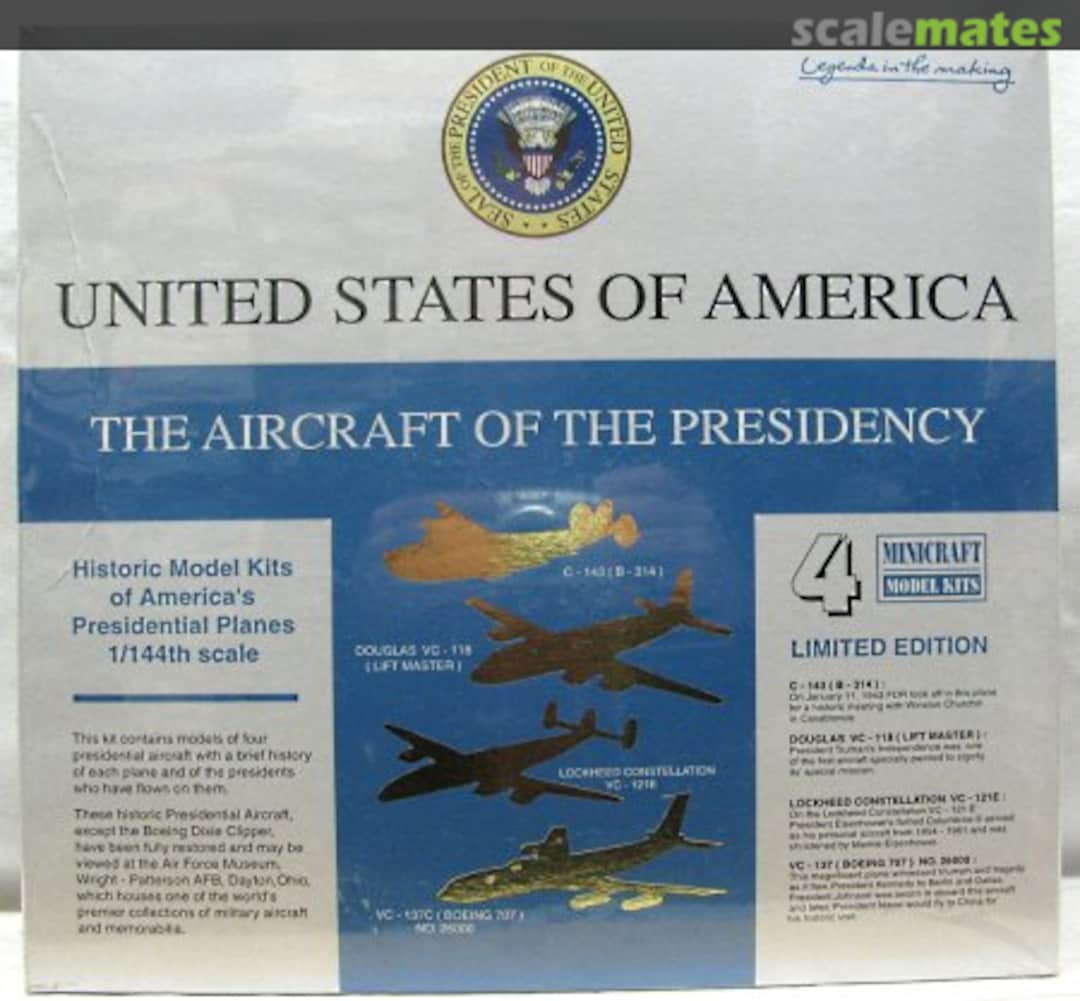 Boxart The Aircraft Of The Presidency 14486 Minicraft Model Kits