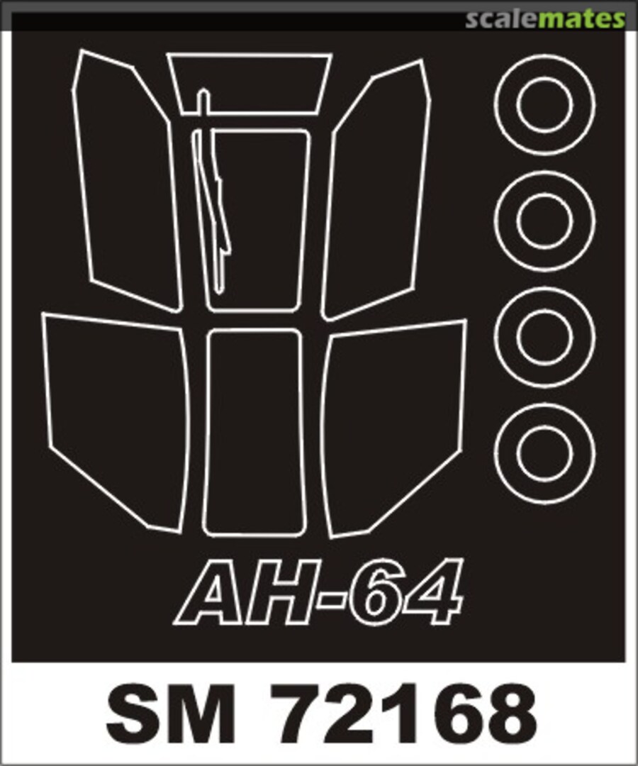 Boxart Boeing AH-64 Apache SM72168 Montex