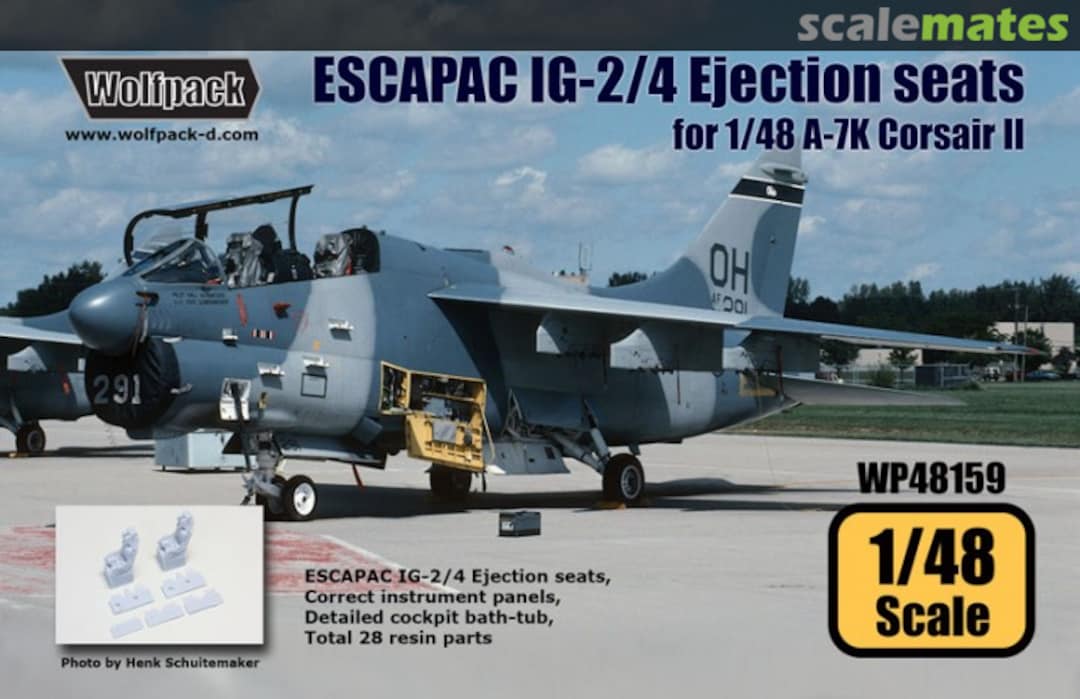 Boxart ESCAPAC IG-2/4 Ejection Seat Set for A-7K WP48159 Wolfpack