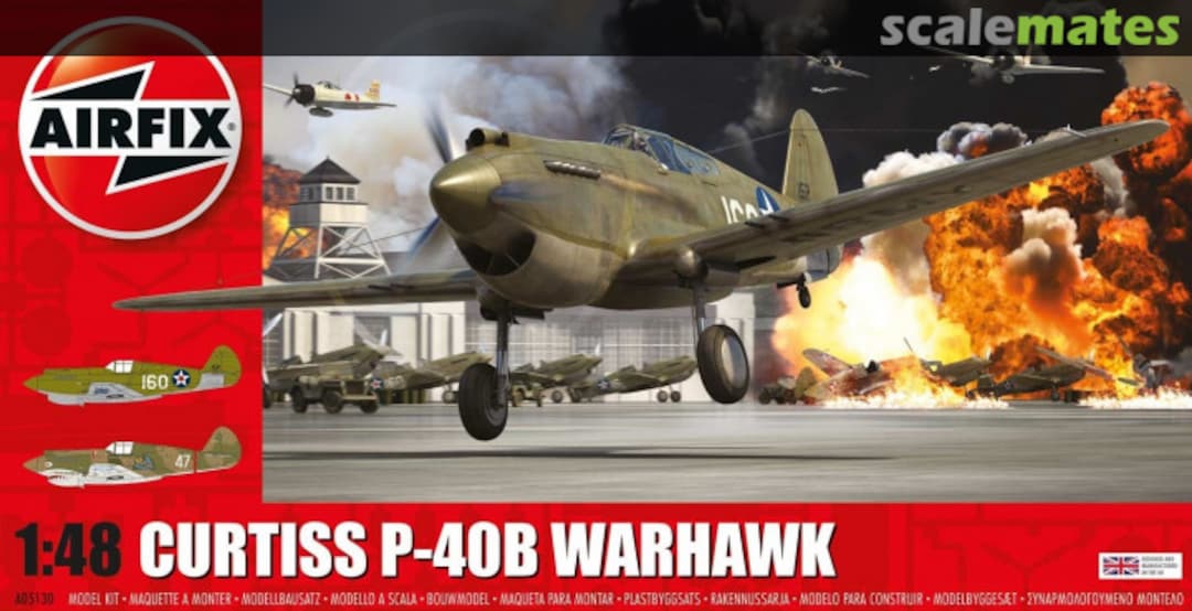 Boxart Curtiss P-40B Warhawk A05130 Airfix