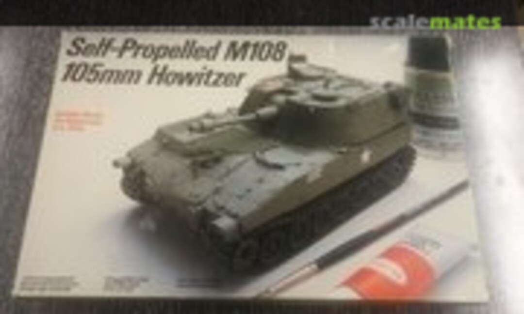 1:35 Self-Propelled M108 105mm Howitzer (Testors 818)