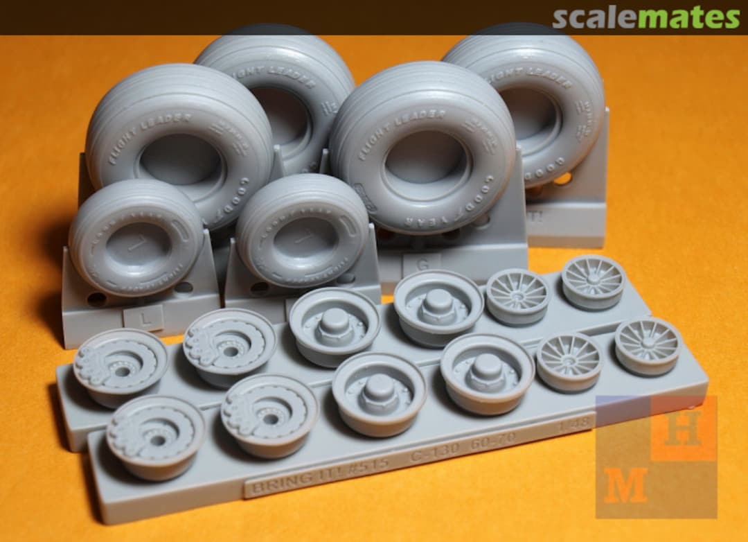 Contents Lockheed C-130 resin wheels set #515 MLH/Bring It!