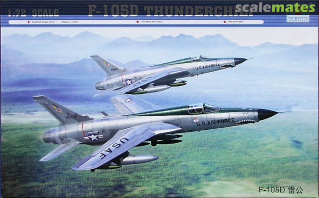 Boxart F-105D Thunderchief 01617 Trumpeter