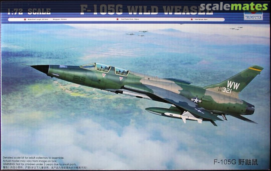 Boxart F-105G 01618 Trumpeter