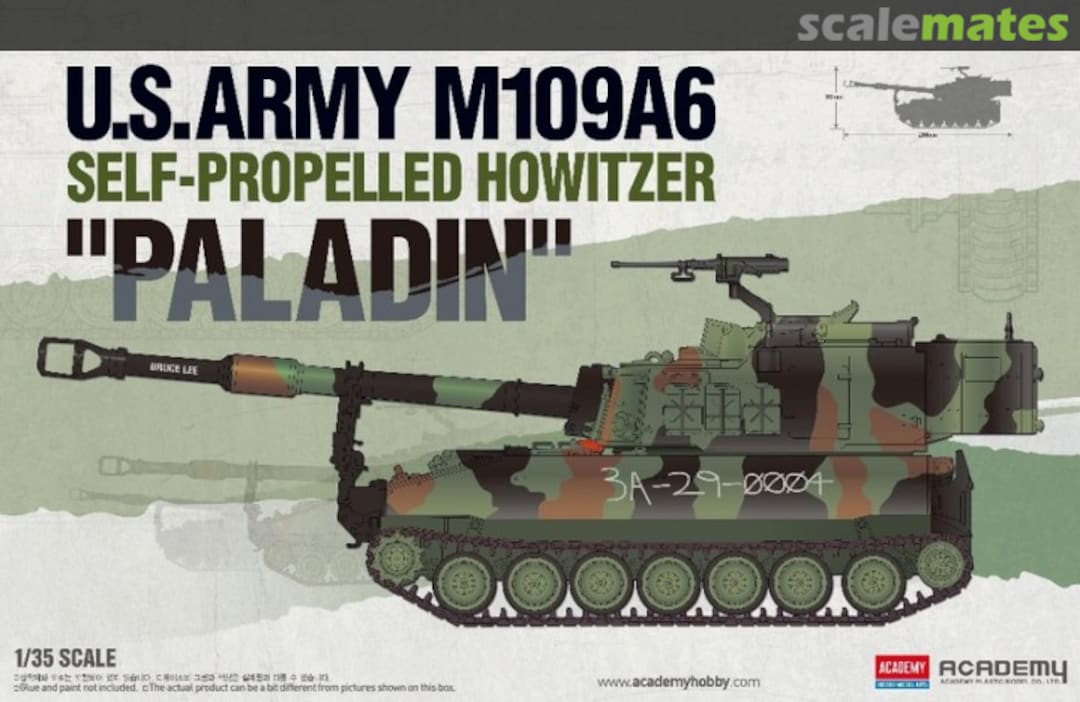 Boxart M109A6 Self-propelled Howitzer "Paladin" 13515 Academy