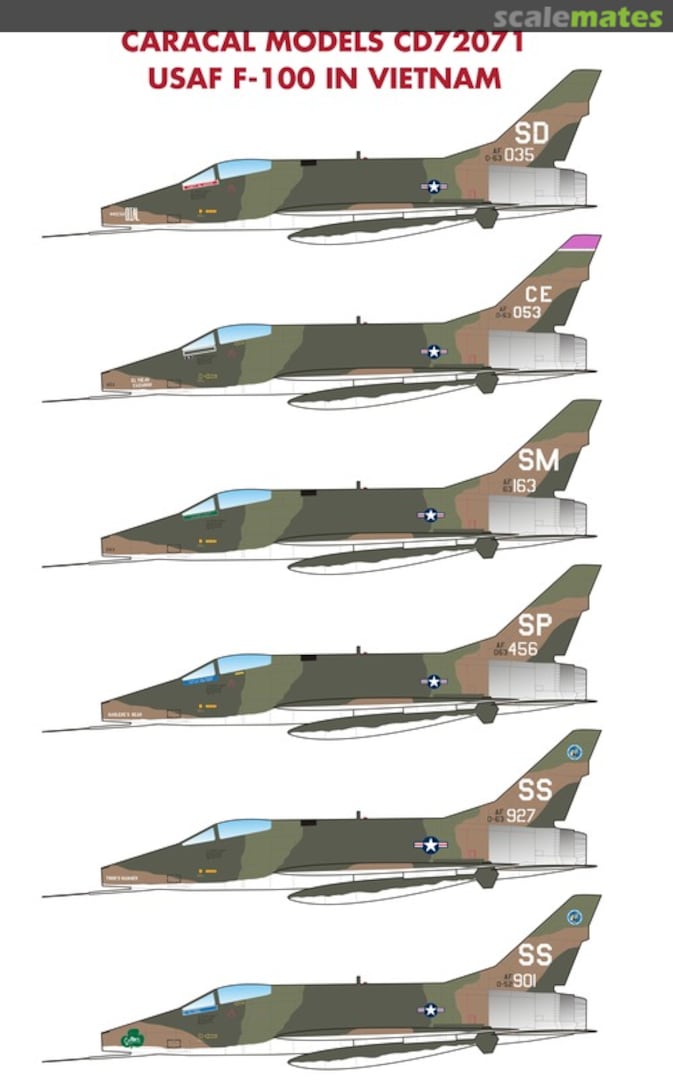 Boxart F-100 CD72071 Caracal Models