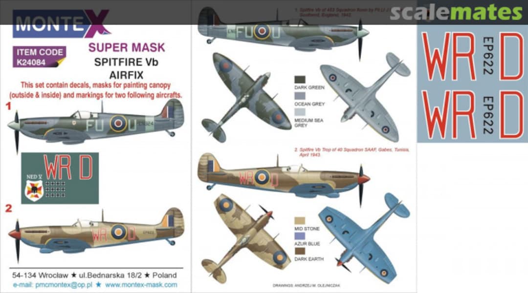 Boxart Spitfire Mk.Vb K24084 Montex