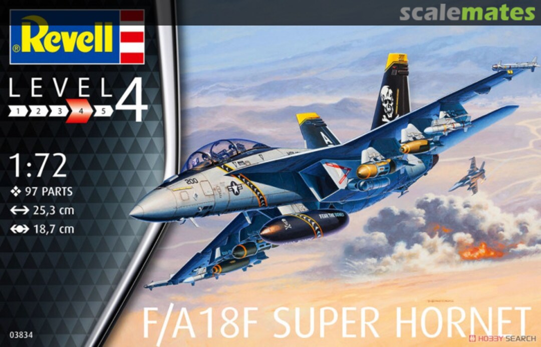 Boxart F/A-18F Super Hornet 03834 Revell