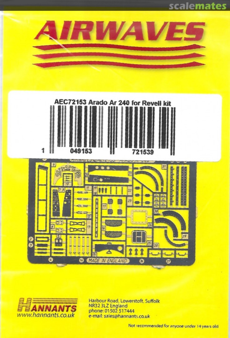 Boxart Arado Ar 240 AEC72153 Airwaves