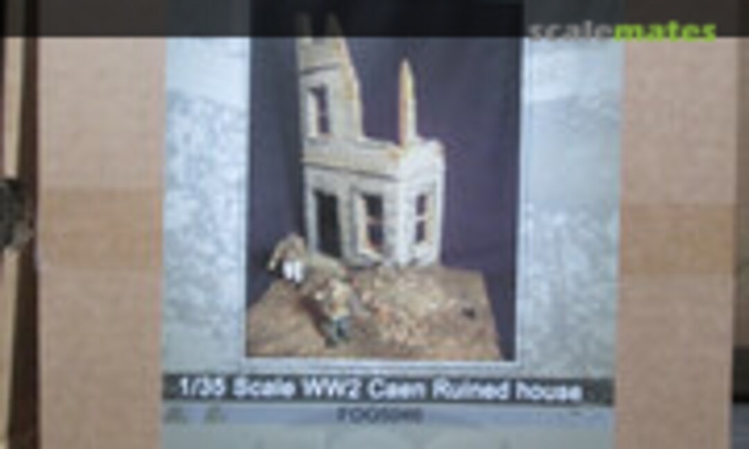 1/35 Scale WW2 Caen Ruined house (Fields of Glory FOG5046)