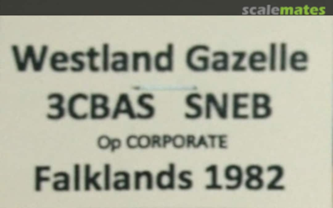 Boxart Westland Gazelle 3CBAS SNEB  Unknown