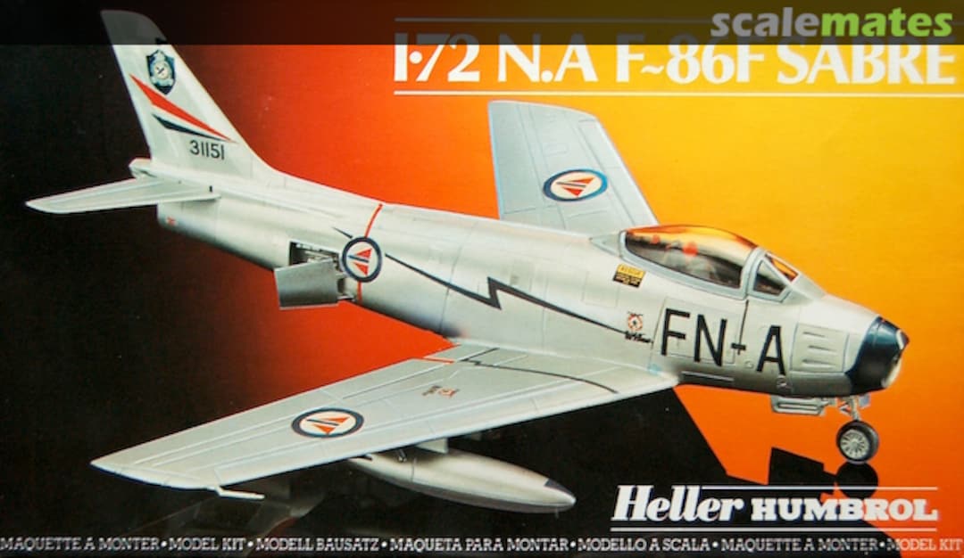 Boxart N.A F-86F Sabre 80277 Heller Humbrol