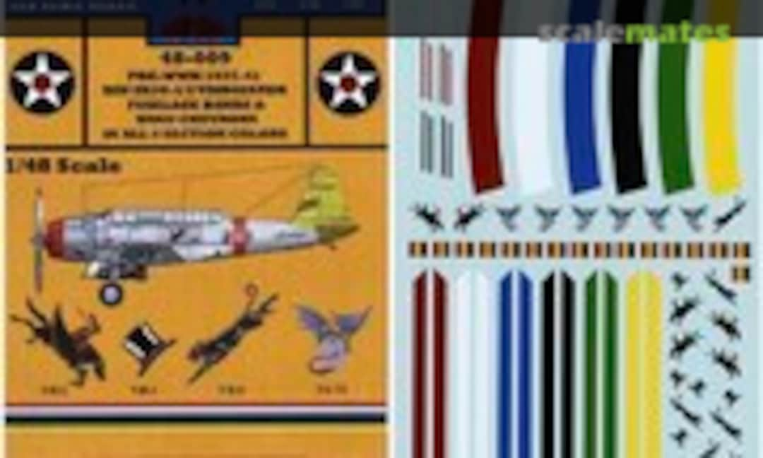 1:48 SB2U-1/2 Vindicator (Yellow-Wings Decals 48-009)