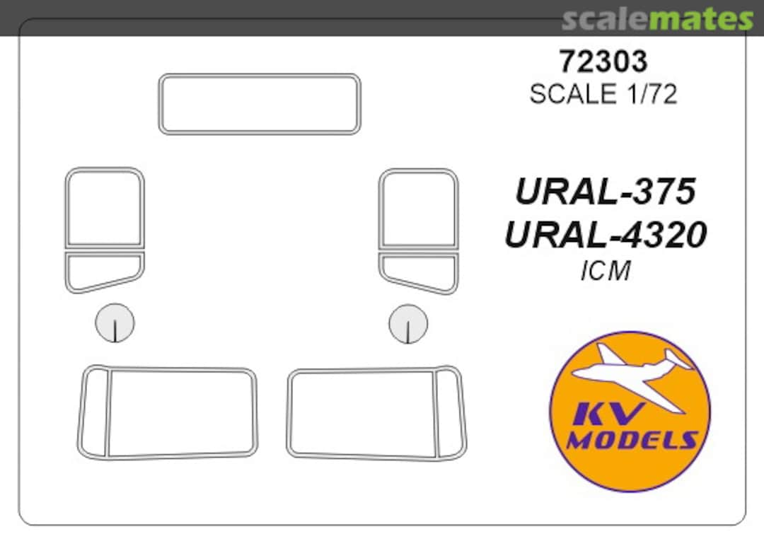 Boxart Ural-375 / Ural-4320 72303 KV Models