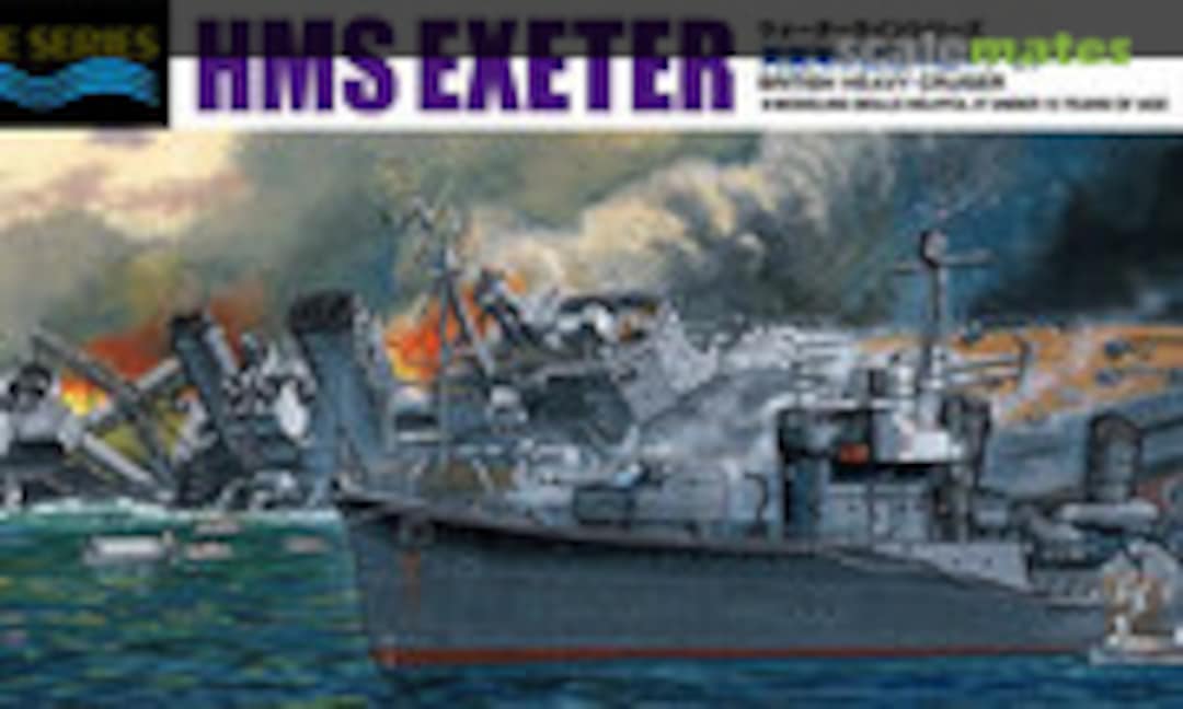 1:700 HMS Exeter &quot;Battle of the Java Sea&quot; (Aoshima 05270)