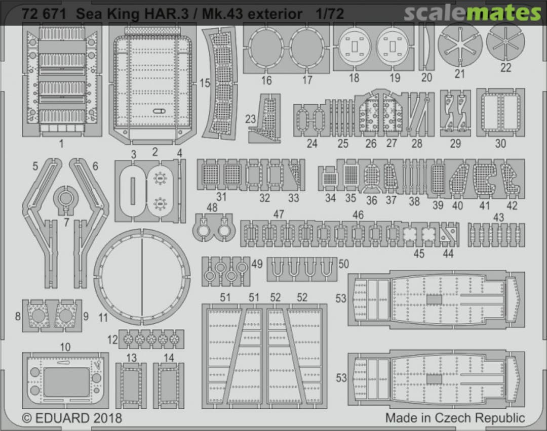 Boxart Sea King HAR.3 / Mk.43 - Exterior 72671 Eduard