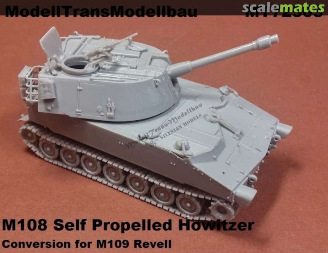 Boxart M108 Self Propelled Howitzer MT72503 Modell Trans Modellbau