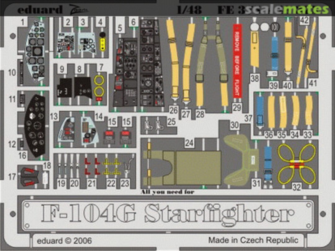 Boxart F-104G S.A. FE375 Eduard