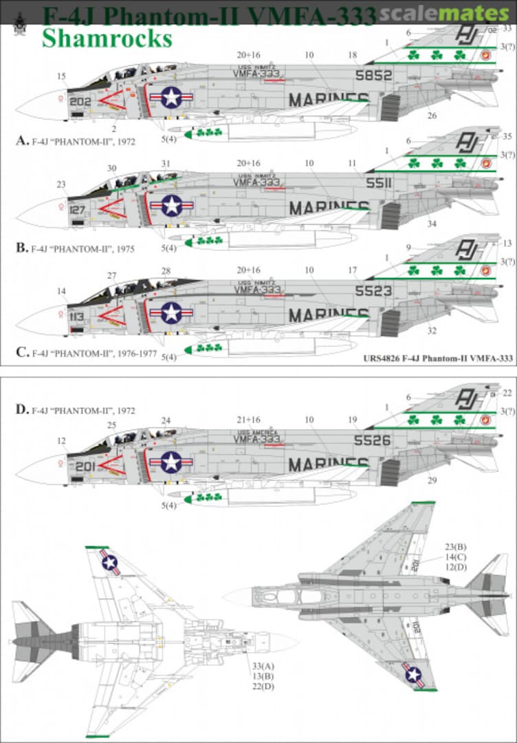 Boxart F-4J Phantom-II VMFA-333 URS4826 UpRise