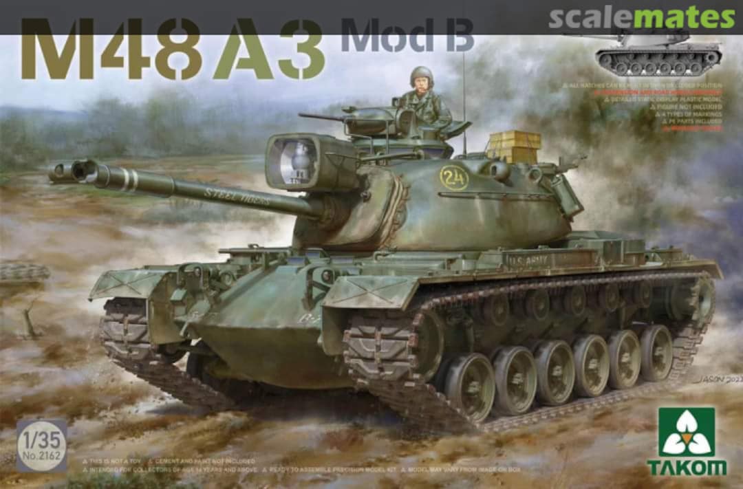 Boxart M48A3 2162 Takom