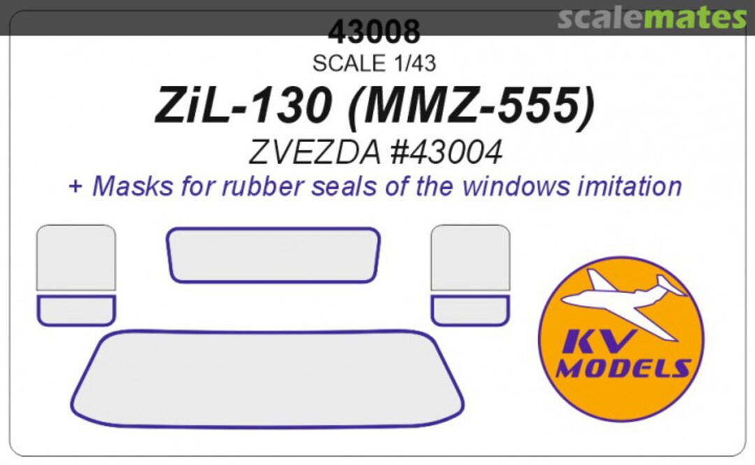 Boxart ZiL-130 MMZ-555 43008 KV Models