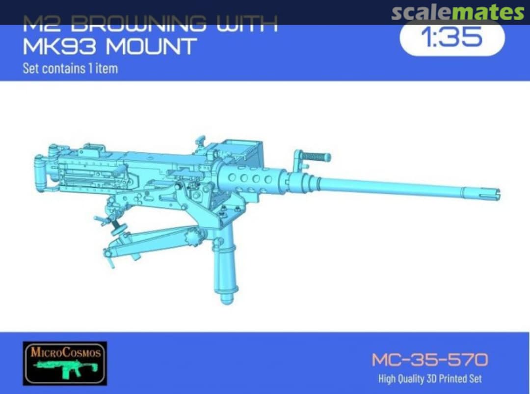 Boxart M2 browning with MK93 mount MC-35-570 3D MicroCosmos