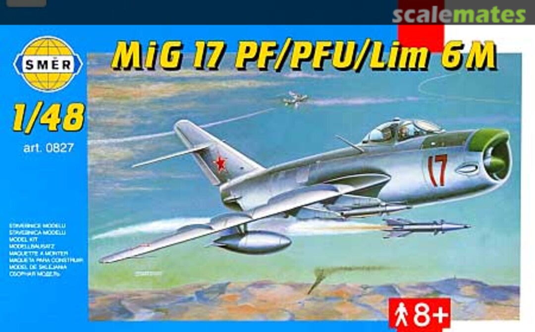 Boxart MiG-17PF / PFU / Lim 6M 0827 Směr