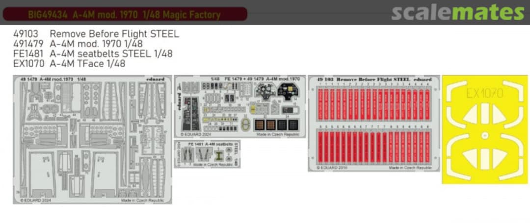 Boxart A-4M Mod. 1970 detail set BIG49434 Eduard