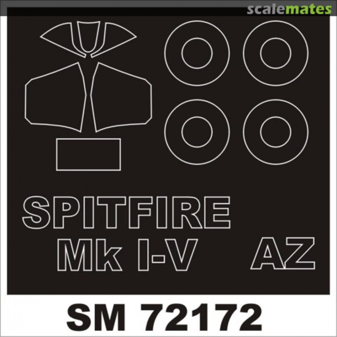 Boxart Spitfire Mk.I-V SM72172 Montex