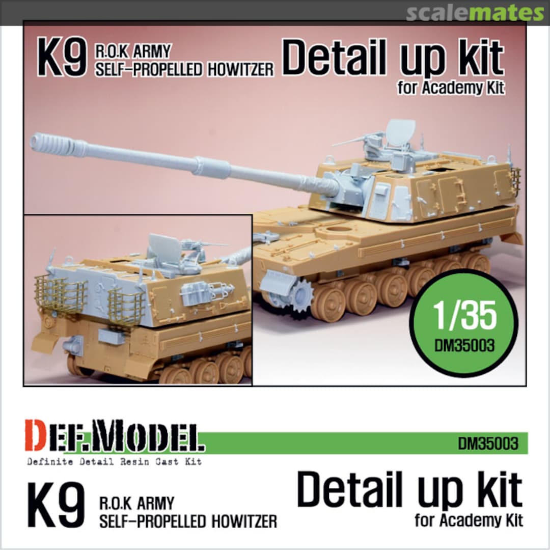 Boxart K9 ROK Army SPH Detail Up Set DM35003 Def.Model