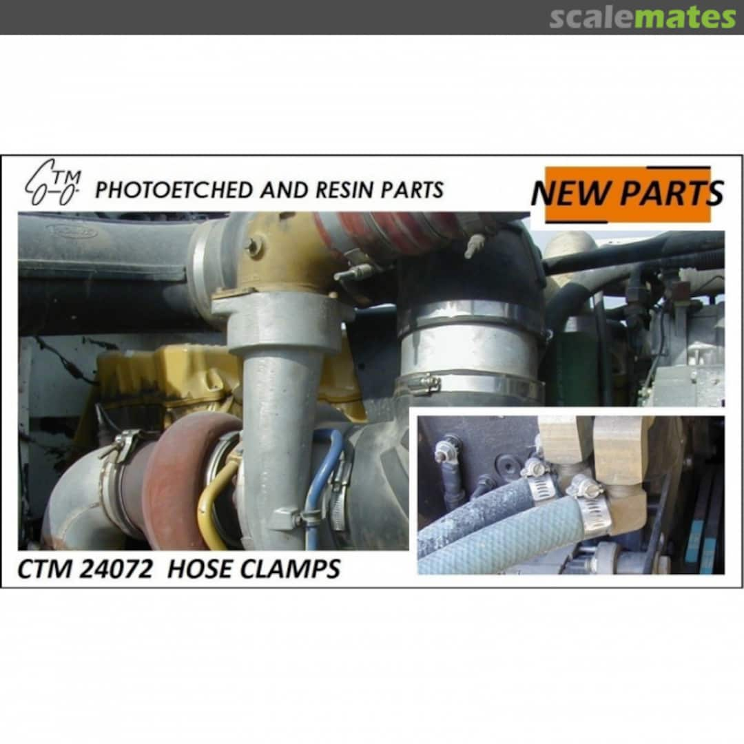 Boxart Hose Clamps CTM 24072 Czech Truck Model