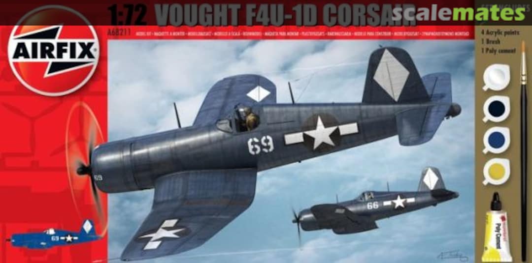 Boxart Vought F4U-1D Corsair A68211 Airfix