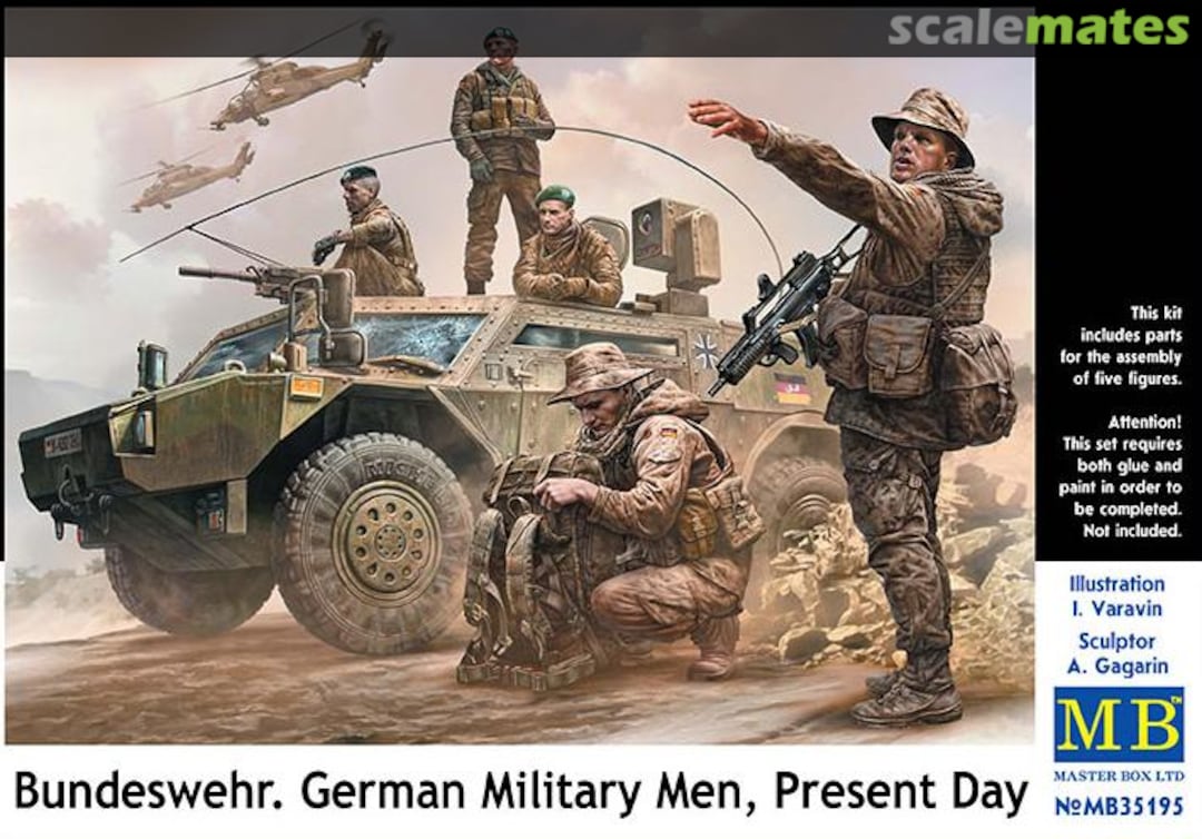 Boxart Bundeswehr. German Military Men, Present Day MB35195 Master Box