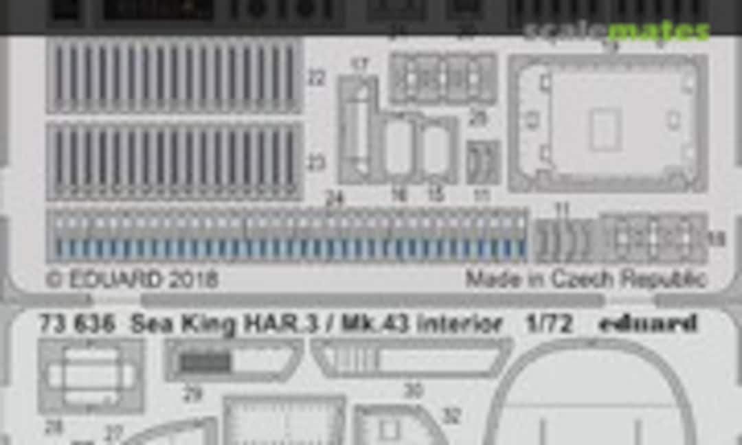 1:72 Sea King HAR.3 / Mk.43 interior (Eduard 73636)