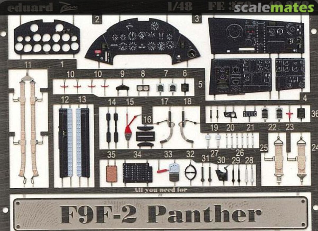 Boxart F9F-2 interior S.A. FE378 Eduard