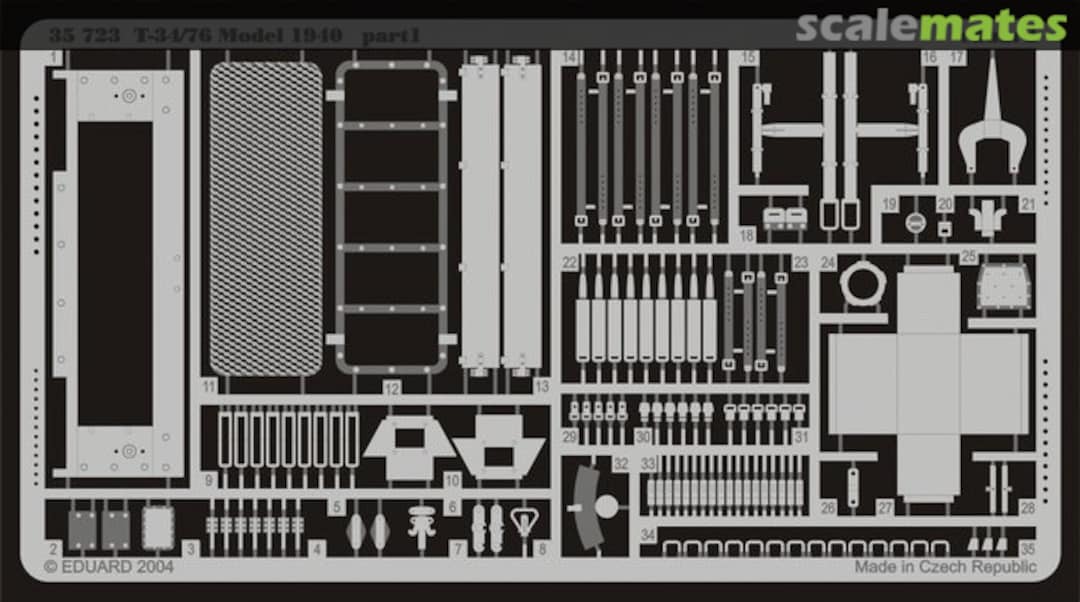 Boxart T-34/76 Model 1940 35723 Eduard