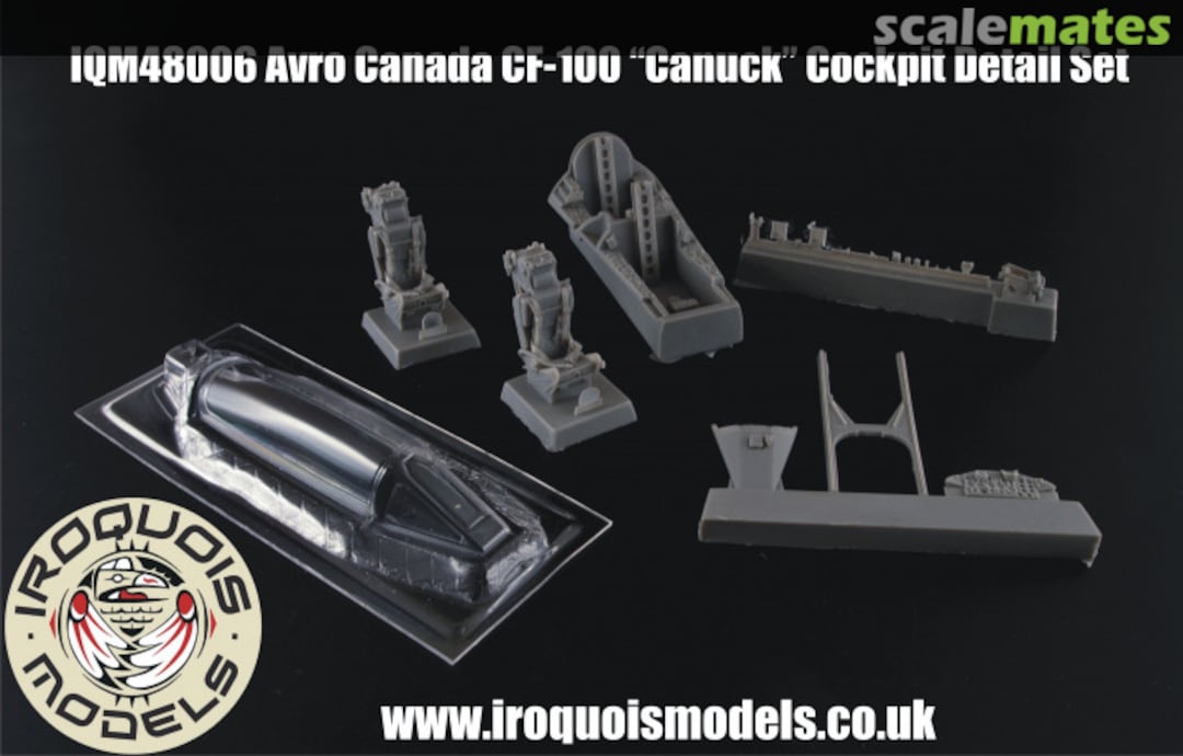 Boxart Avro Canada CF-100 "Canuck" Cockpit Detail Set IQM48006 Iroquois Models