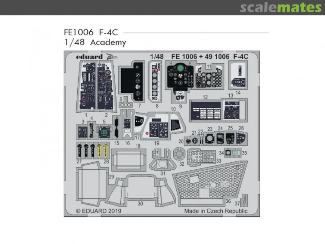 Boxart F-4C Phantom II FE1006 Eduard