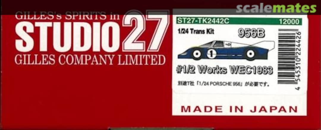 Boxart Porsche 956B Works ST27-TK2442C Studio27